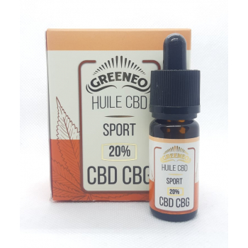 HUILE SPORT CBD et CBG 20%