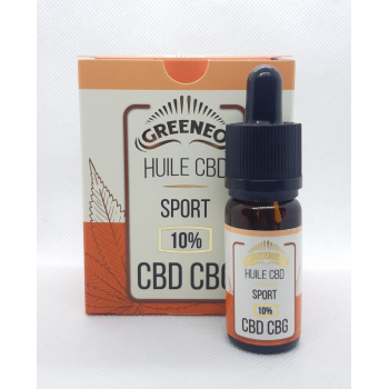 HUILE SPORT CBD et CBG 10%